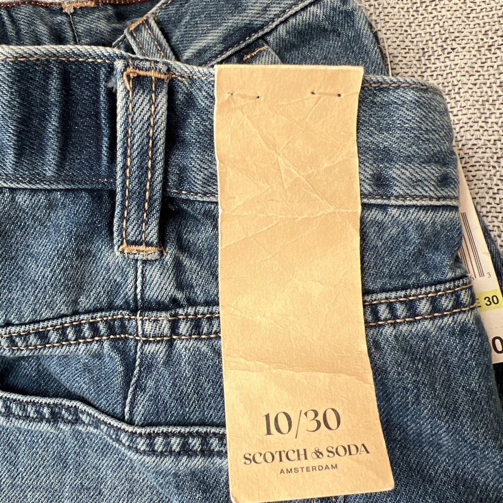 Scotch & Soda Lyocell Cotton Blue Jeans Women Wide Leg High Rise Sz 10 / 30 - Picture 5 of 12